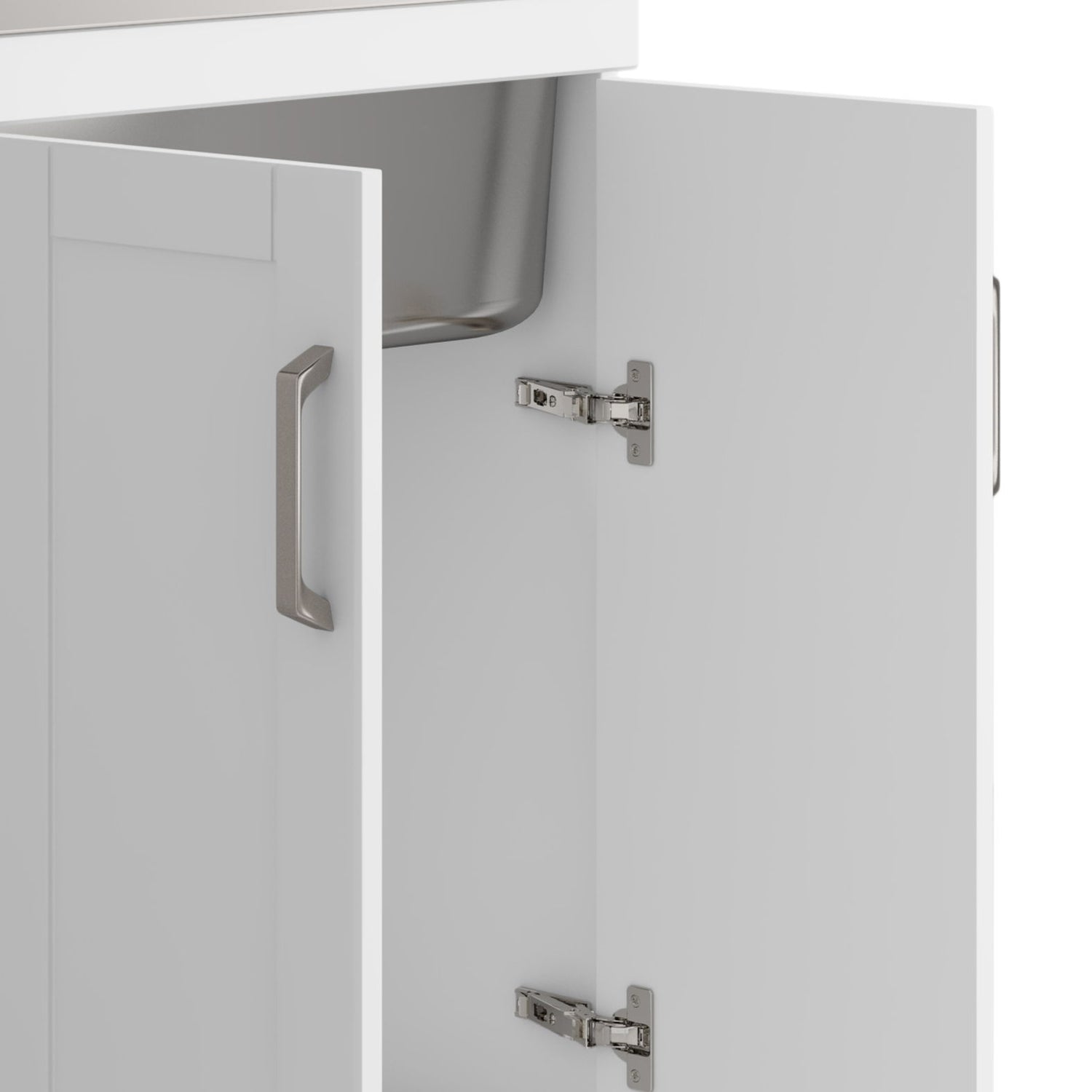 Kyle - Laundry Cabinet &amp; Faucet And Stainless Steel Sink