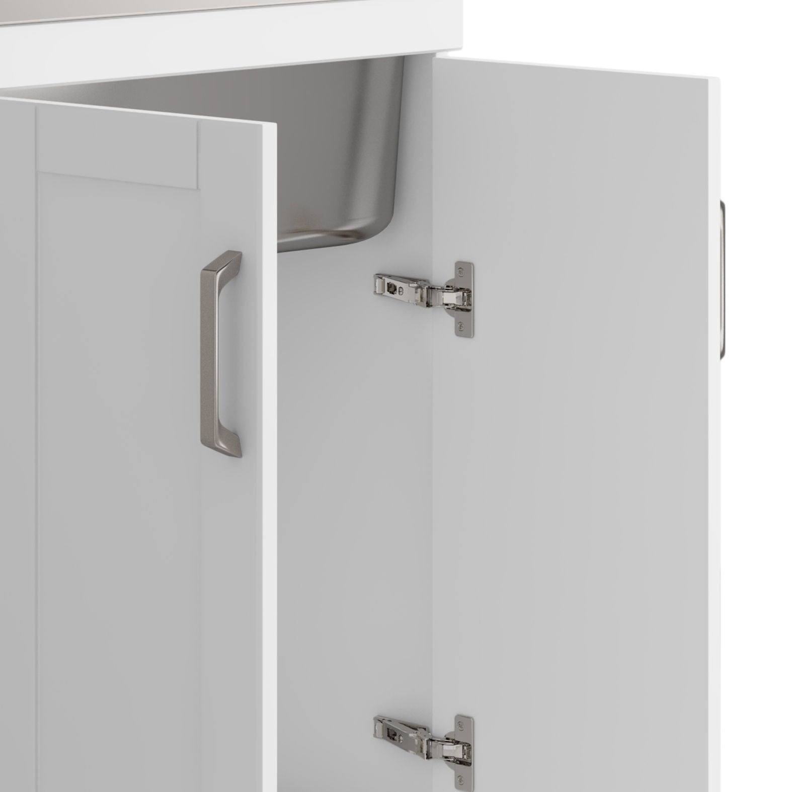 Kyle - Laundry Cabinet &amp; Faucet And Stainless Steel Sink