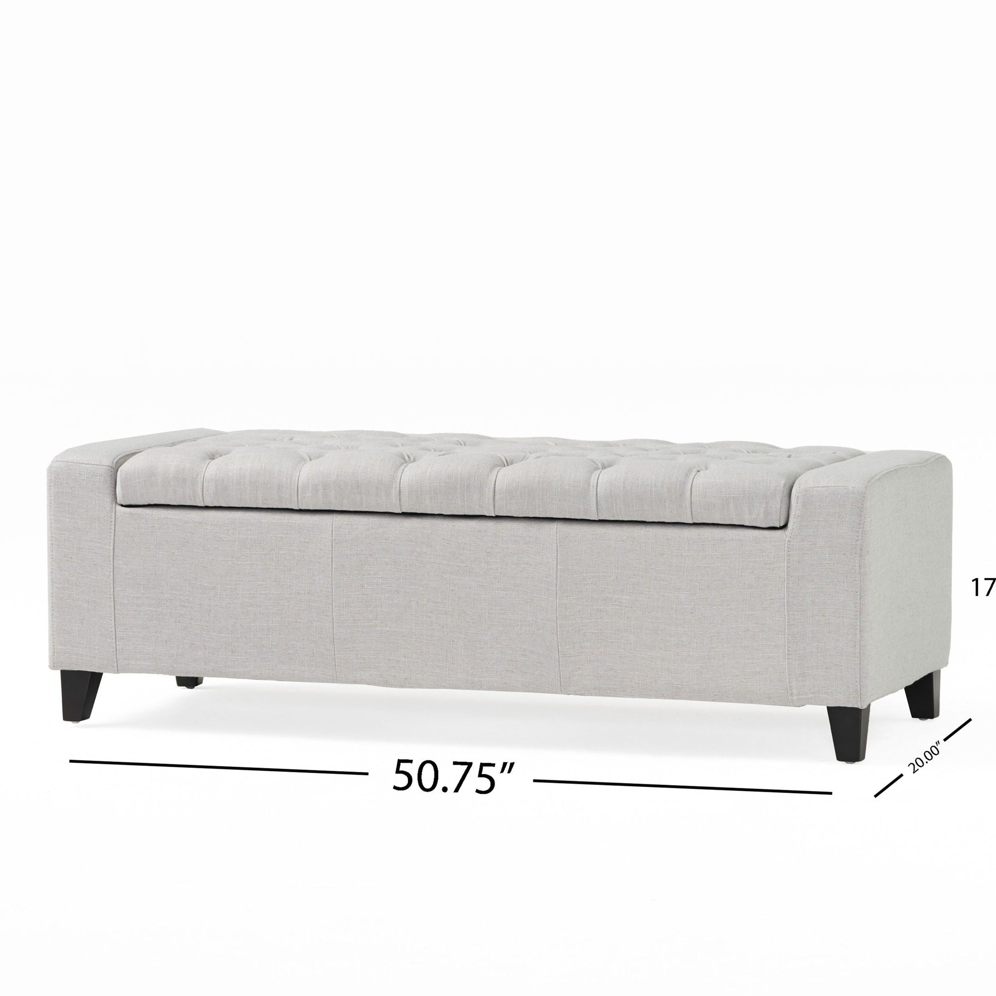 Guernsey - Ottoman Storage With Tufted Top