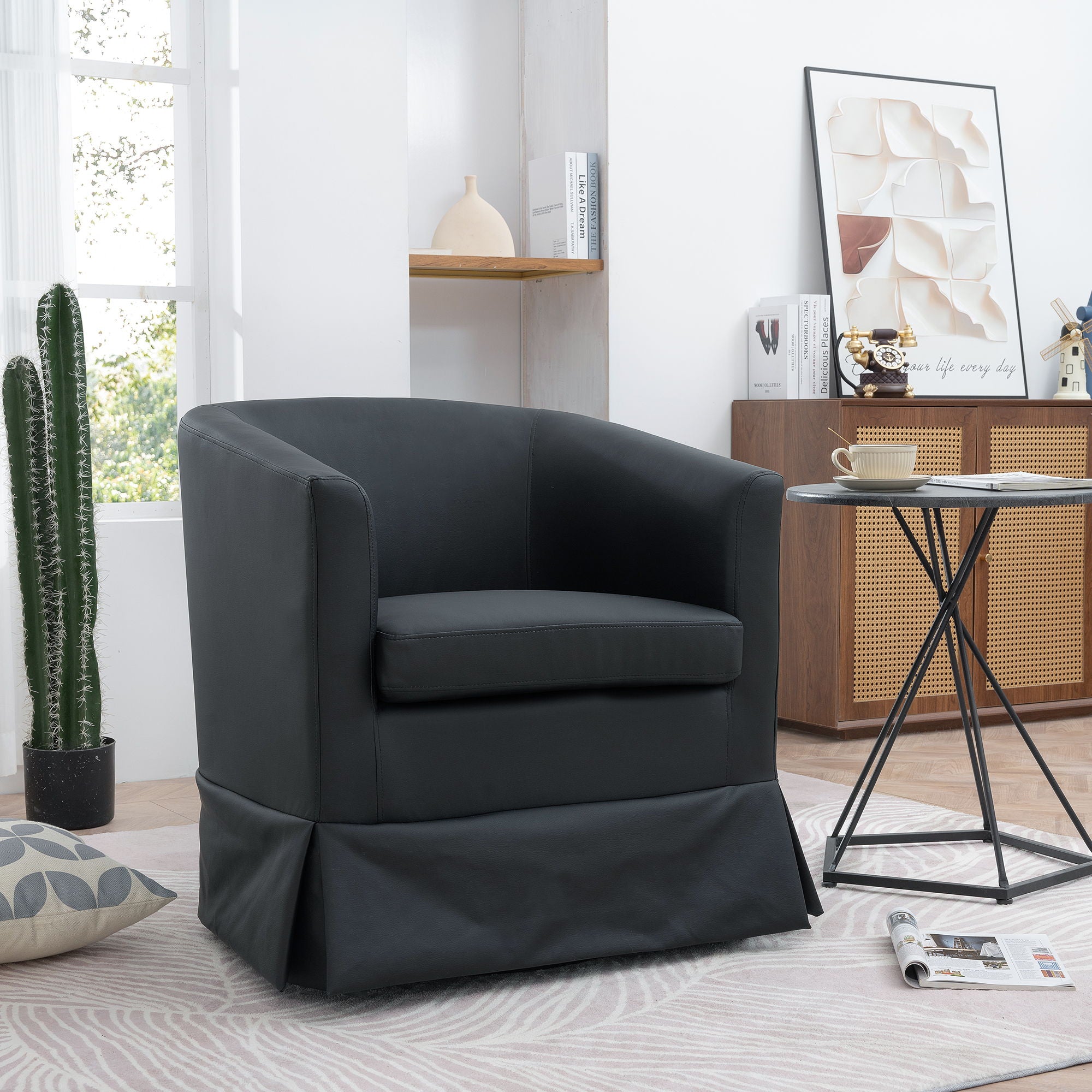 27.36&quot; Wide Swivel Chair