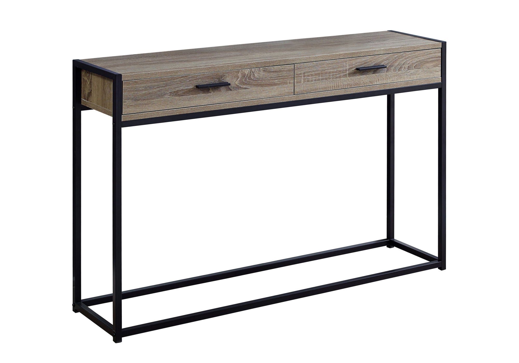 Accent Console Table For Entryway, Storage Drawers, Contemporary &amp; Modern