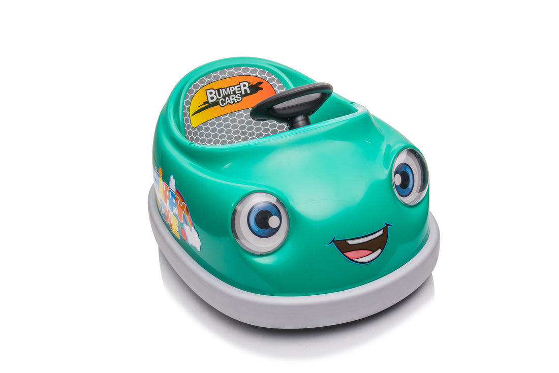 Bumper Car For Kids, 12V Dual Drive 1-6 Years Old Children&