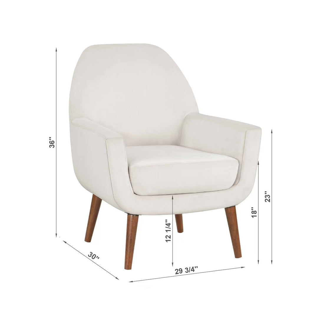 Astrid - Arm Chair - Beige