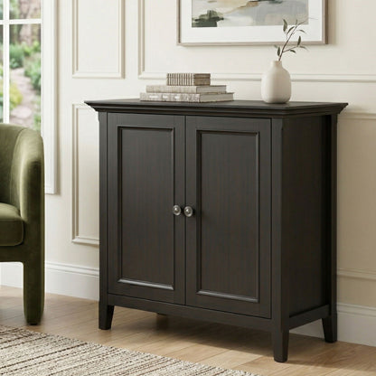 Amherst - 2 Door Storage Cabinet &amp; Adjustable Shelving - Brown