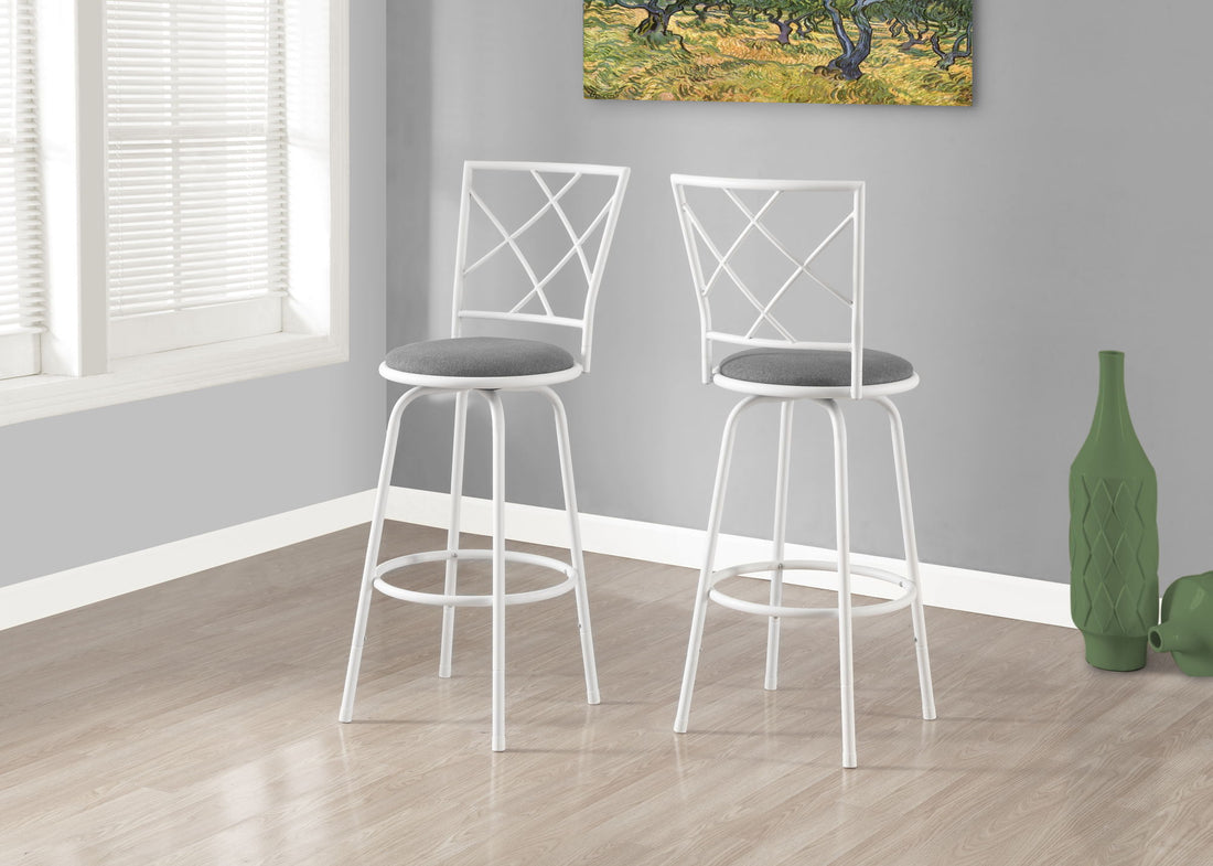 Swivel Stool Bar Height, Contemporary &amp; Modern Style (Set of 2)
