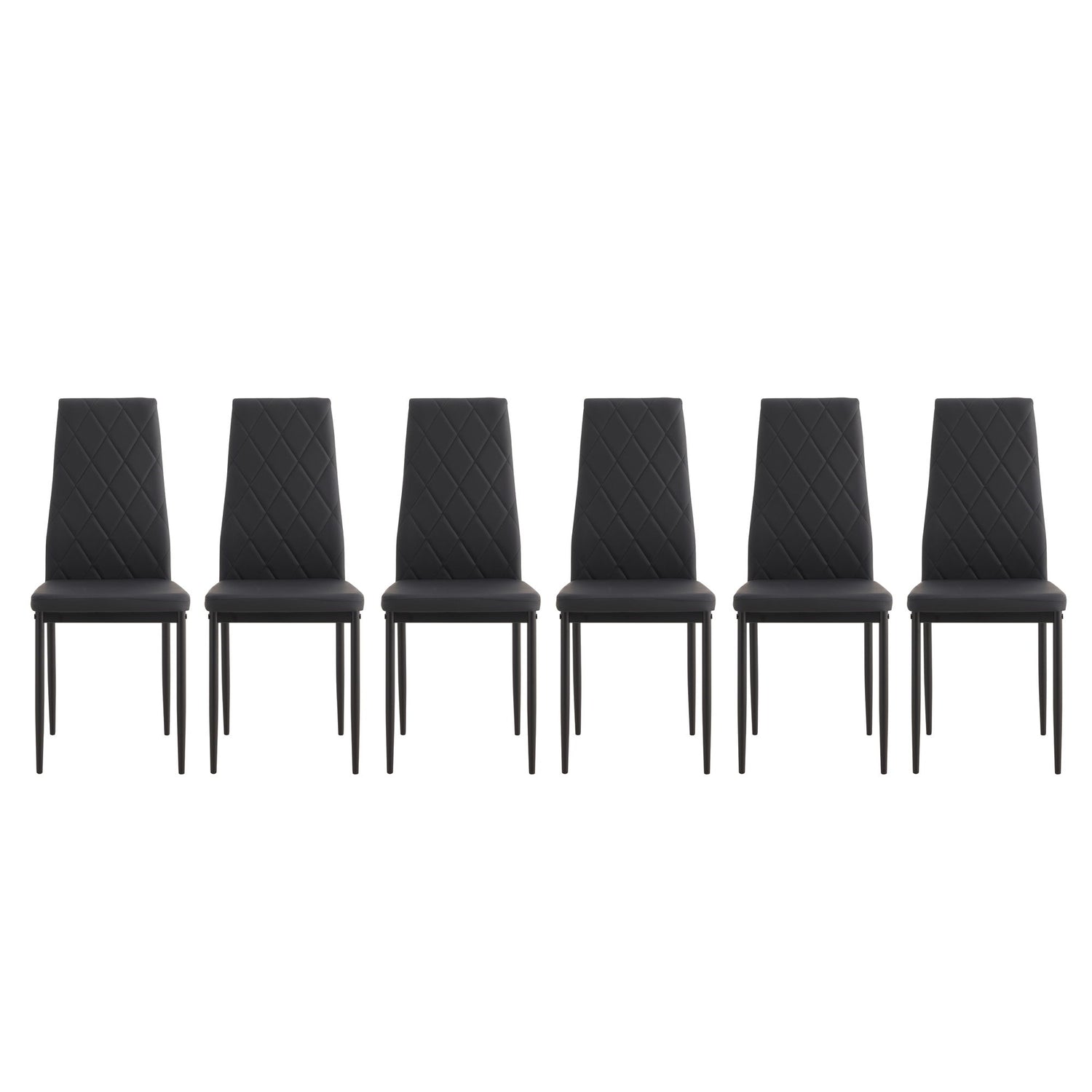Modern Dining Chair With Diamond Design