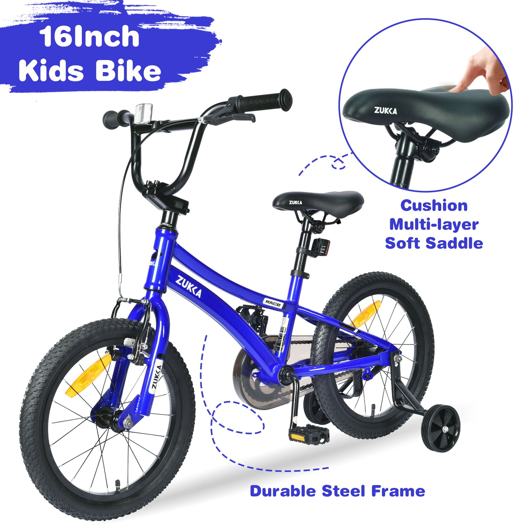 Zukka - Kids Bike, 16&quot; Kids&