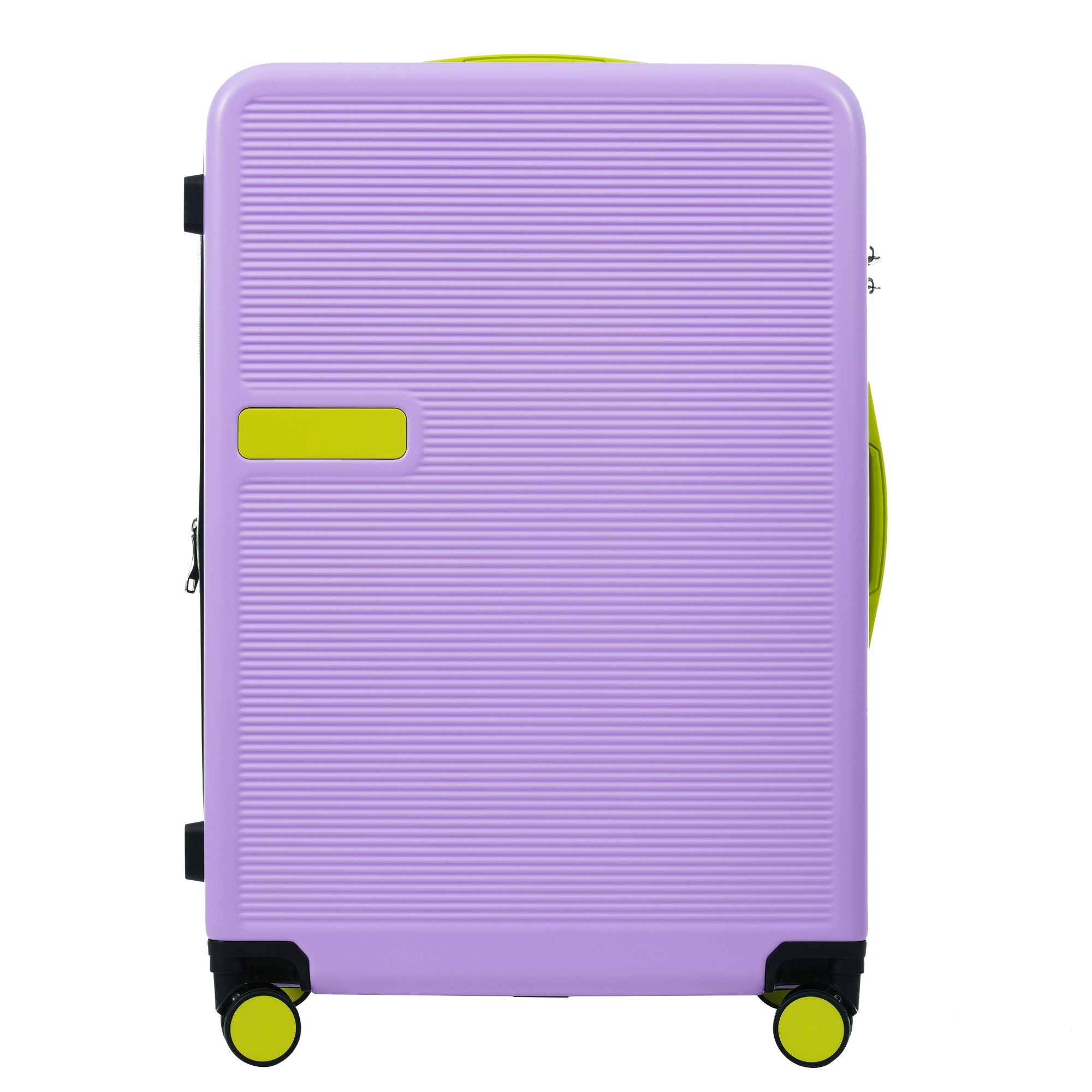 Hardshell Luggage Sets 3 Pieces Contrast Color Suitcase With Spinner Wheels And Tsa Lock 20&quot; 24&quot; 28&quot; Available