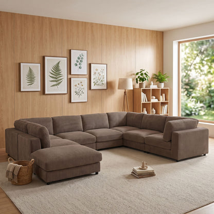 Upholstered Modular Sectional &amp; Custom Configuration