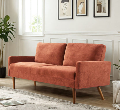 Sofa, European Style With Sleek Design, Modern &amp; Vintage Flair, Upholstered 3 Seater Couch