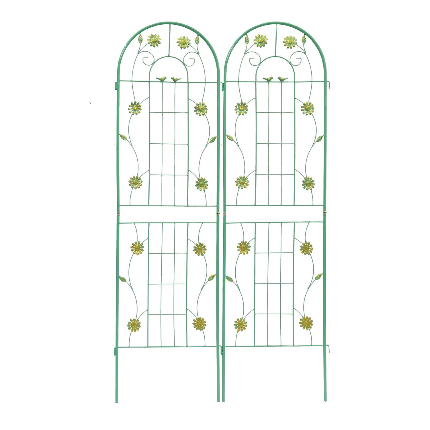 Metal Garden Trellis Rustproof Trellis For Climbing Plant Outdoor Flower Support