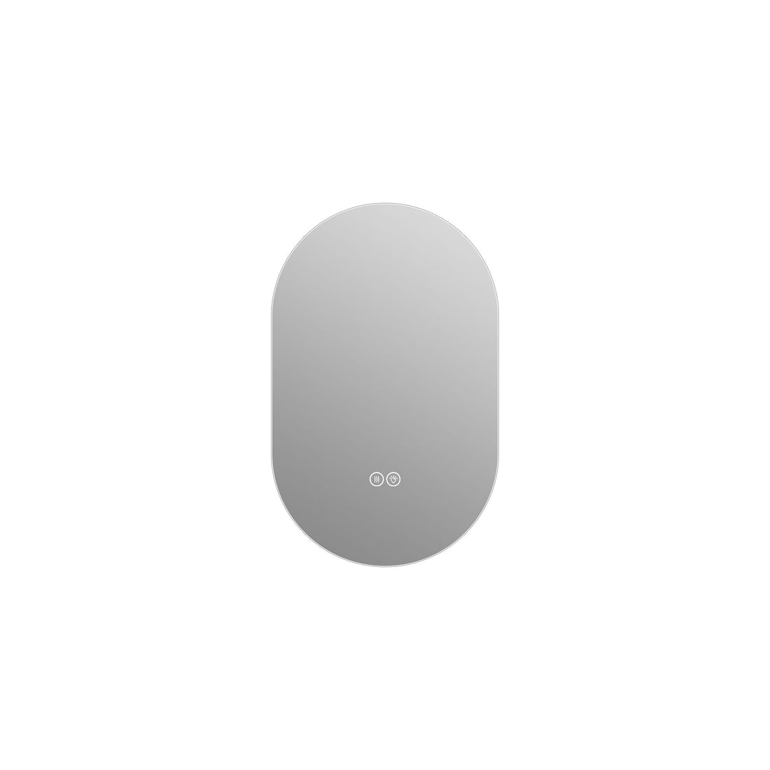 Smart Wall Mounted LED Touch Screen Mirror With Anti-Fog Function And Adjustable Lighting