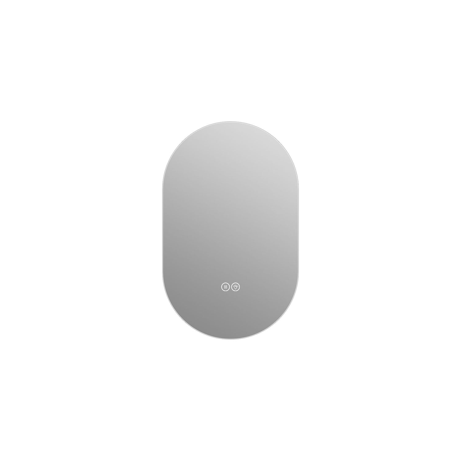 Smart Wall Mounted LED Touch Screen Mirror With Anti-Fog Function And Adjustable Lighting