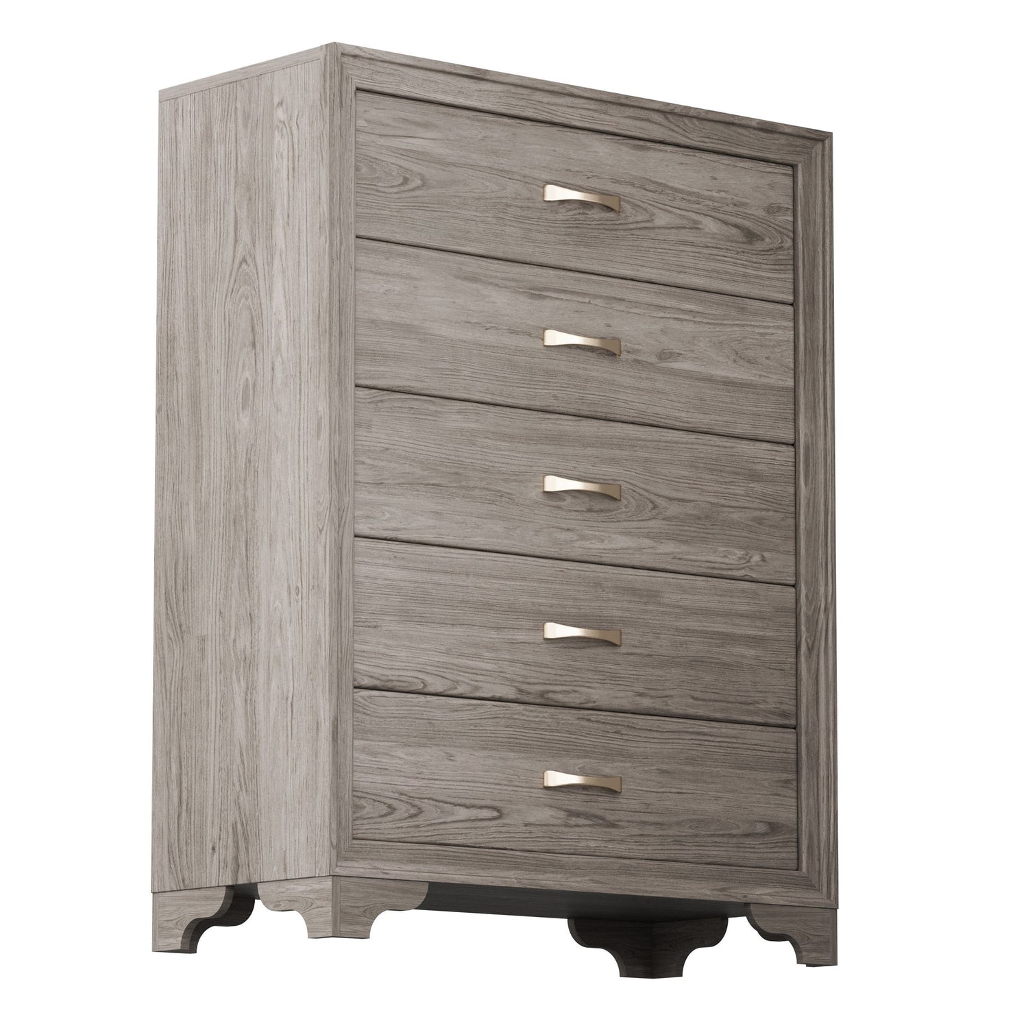 1 Piece Chest With Unique Legs - Natural