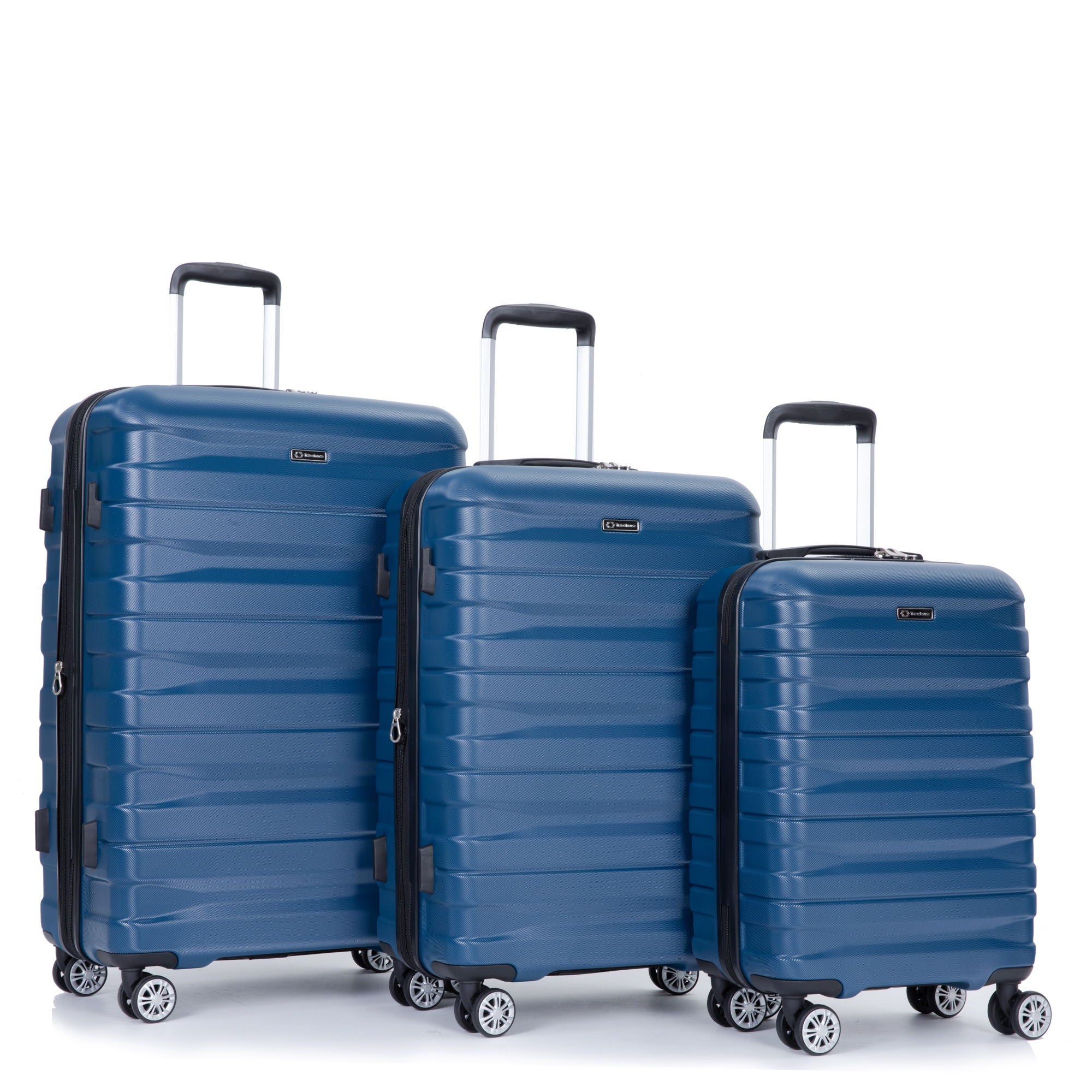 3 Piece Luggage Sets Lightweight &amp; Durable Expandable Suitcase With Two Hooks
