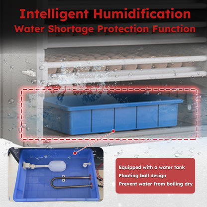 Commercial Egg Digital Cabinet Incubator With Auto Temperature &amp; Humidity Control