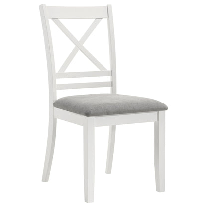 Evanston - Cross Back Dining Side Chair (Set of 2) - White