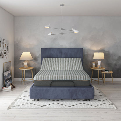 Copper Lux Hybrid - 12&quot; Mattress With Copper Infused Contouring Memory Comfort Layer And Supportive Coil System