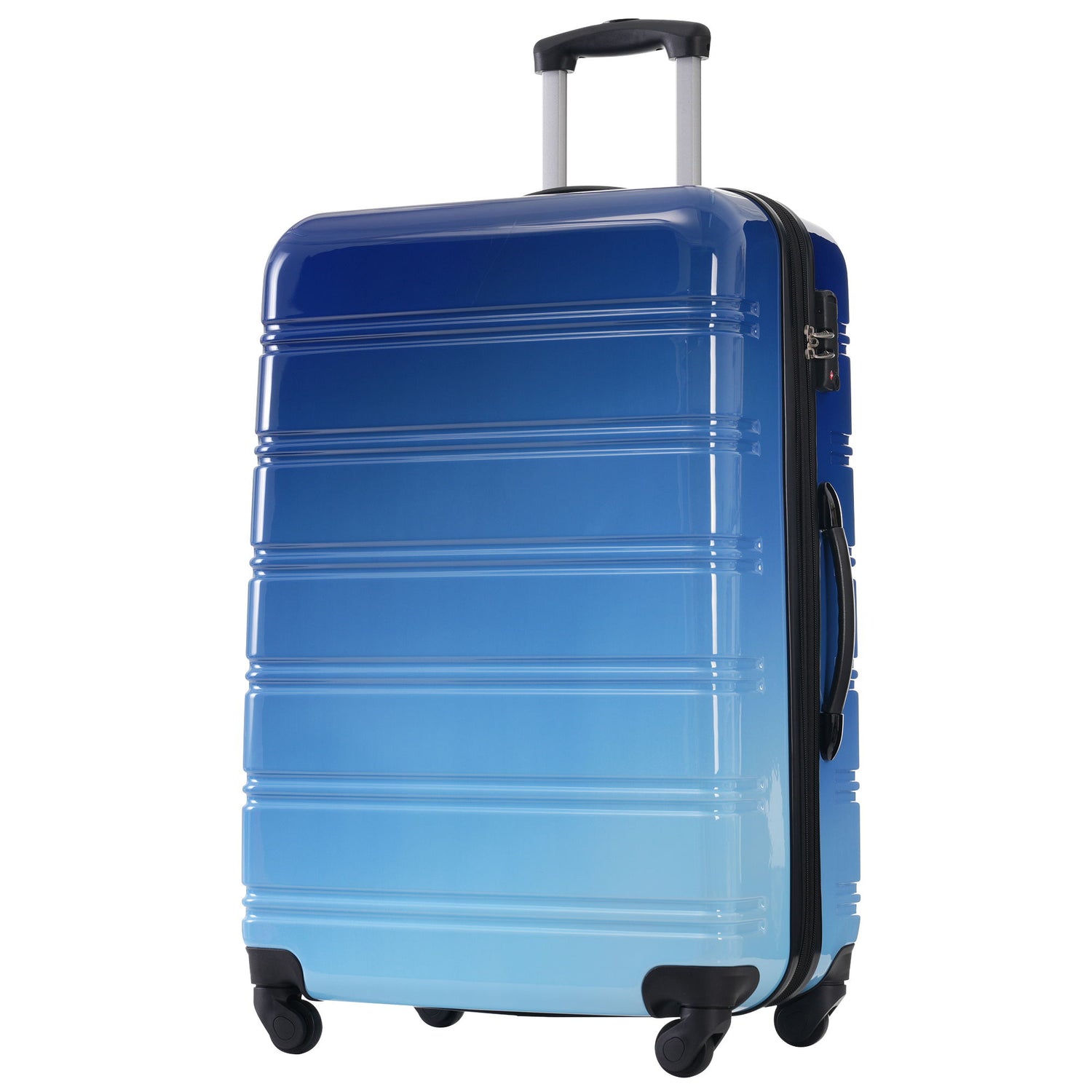Hardshell Luggage Sets 3 Piece Gradient Color Expandable Suitcase With Spinner Wheels And Tsa Lock Lightweight 20&quot; 24&quot; 28&quot; Available