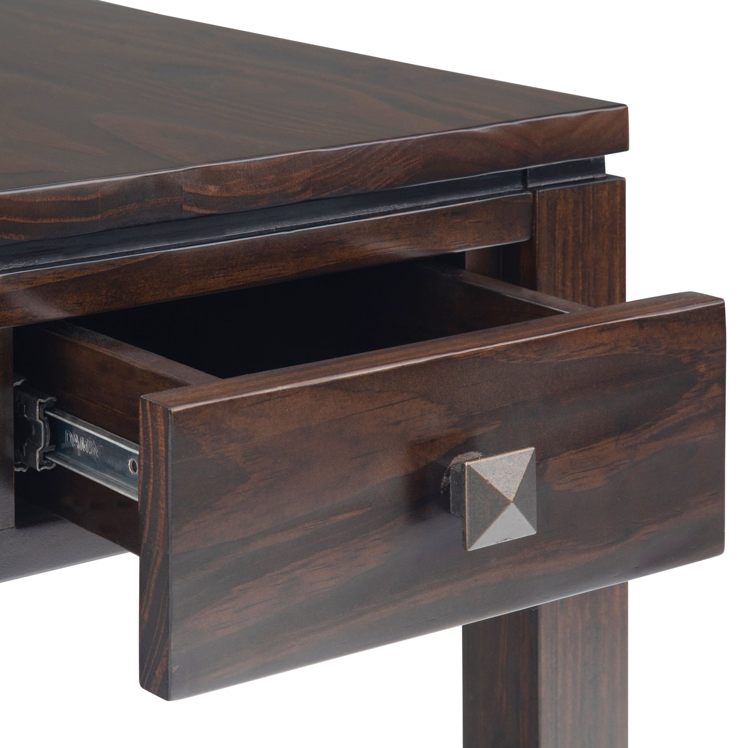 Cosmopolitan - Narrow Side Table - Mahogany Brown