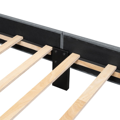 Canopy Platform Bed With USB And Type-C Ports