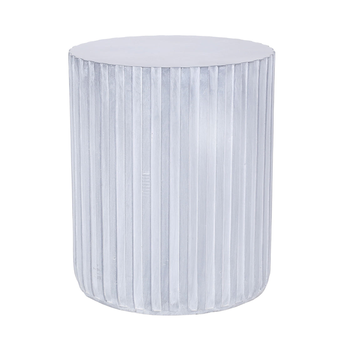 End Table, Outdoor - Light Blue