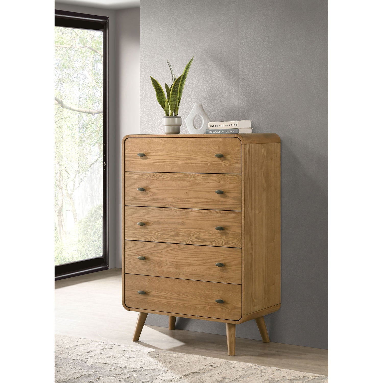 Winston - 5 Drawer Bedroom Chest - Wood
