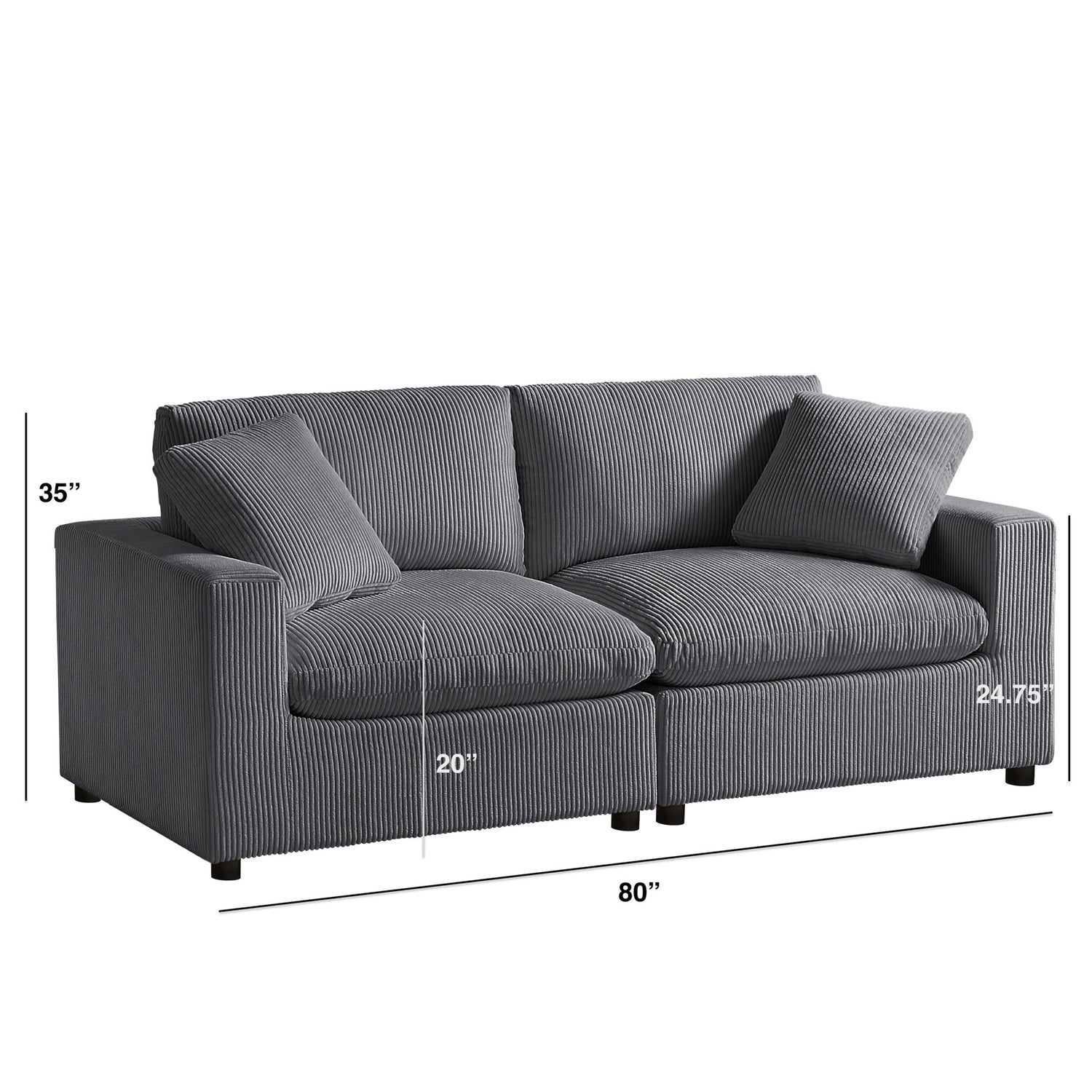 Chelsea - Modular 2 Piece Sofa