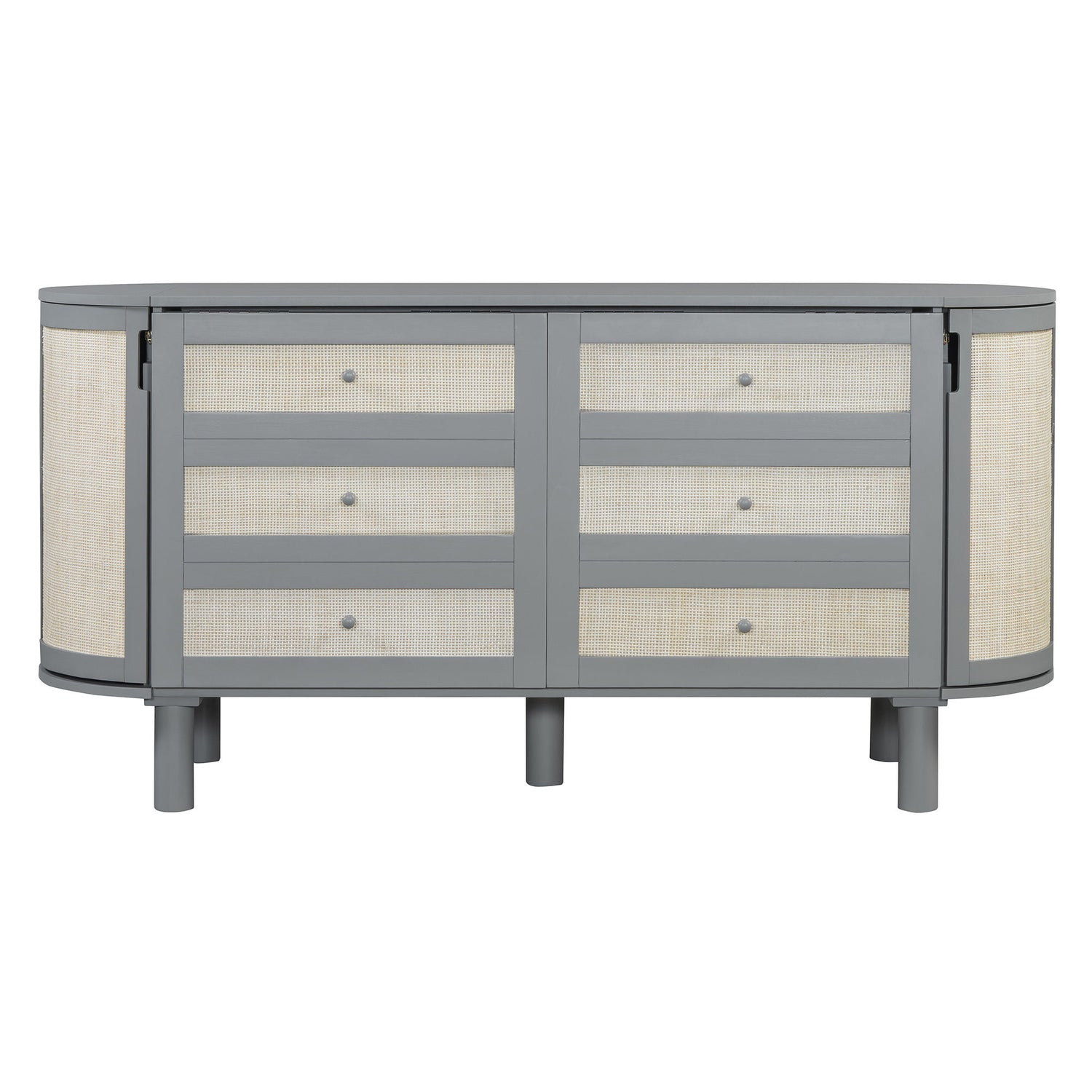 Murphy Bed With Hidden Storage &amp; Modern Woven Design