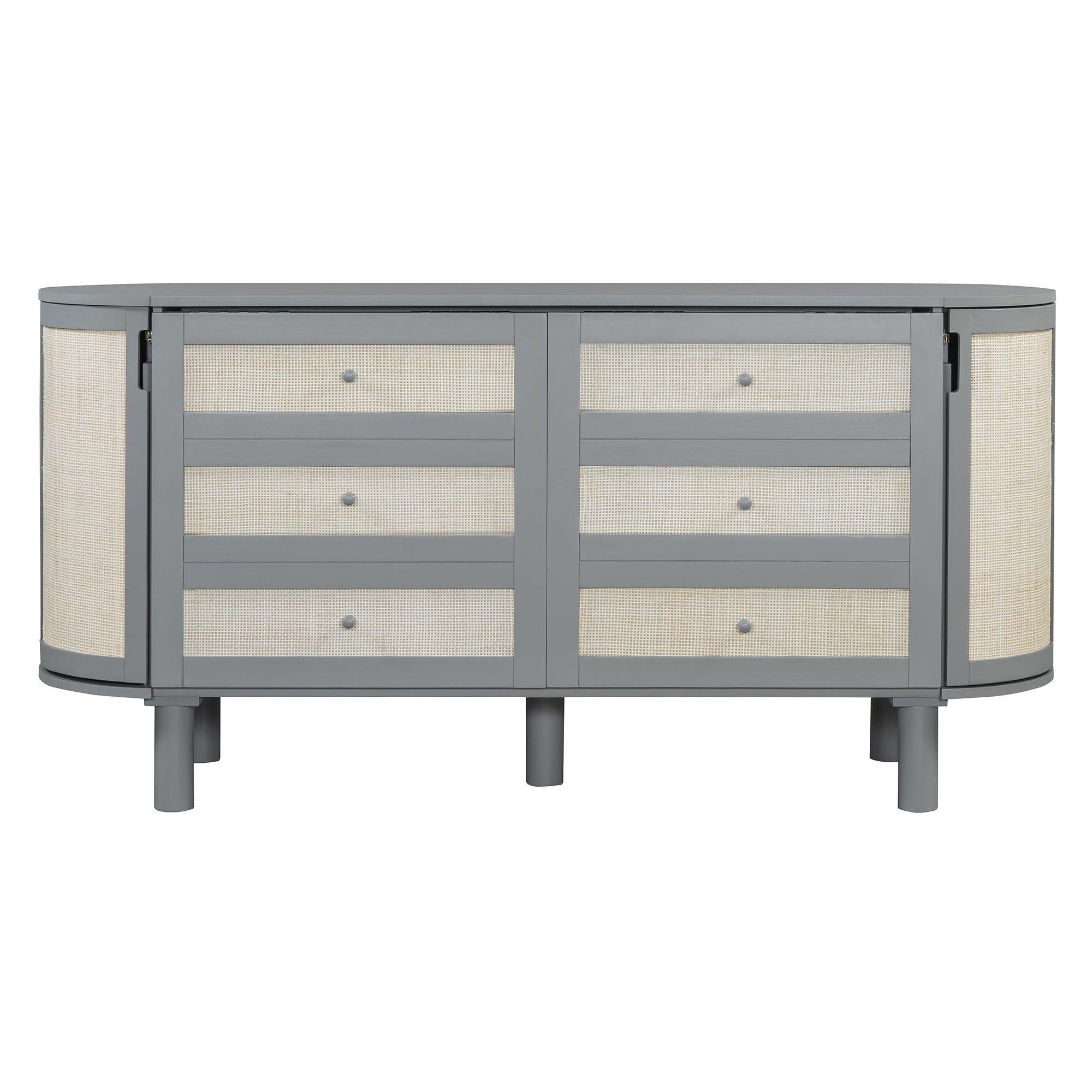 Murphy Bed With Hidden Storage &amp; Modern Woven Design