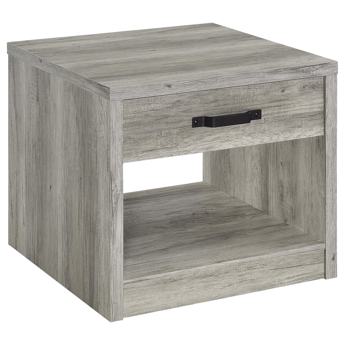 Nuberg - 1 Drawer Table - Gray
