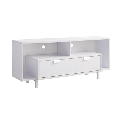 Modern TV Stand &amp; Two Shelves And Two Drawers