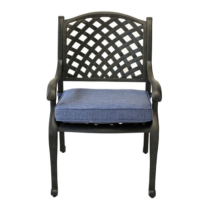 Round 4 Person 51.97&quot; Long Dining Set With Cushions