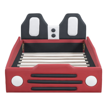 High Quality Race Car Shaped Platform Bed &amp; Wheels