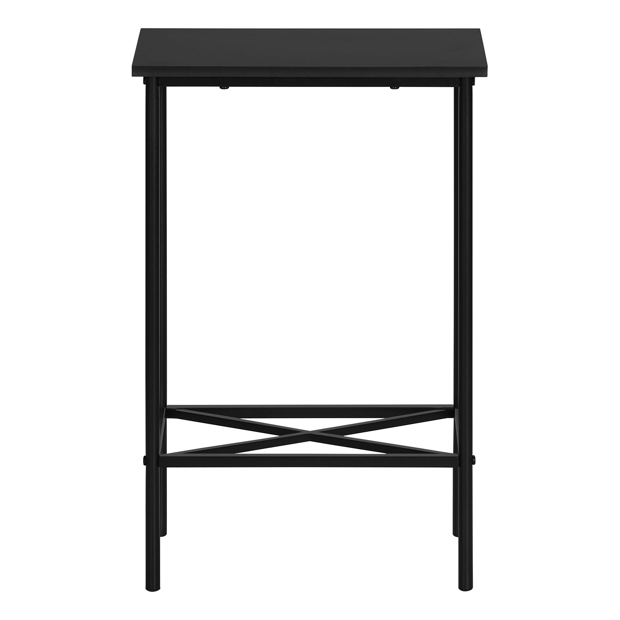 Accent Side Table, Narrow, Small, 2 Tier, Contemporary &amp; Modern