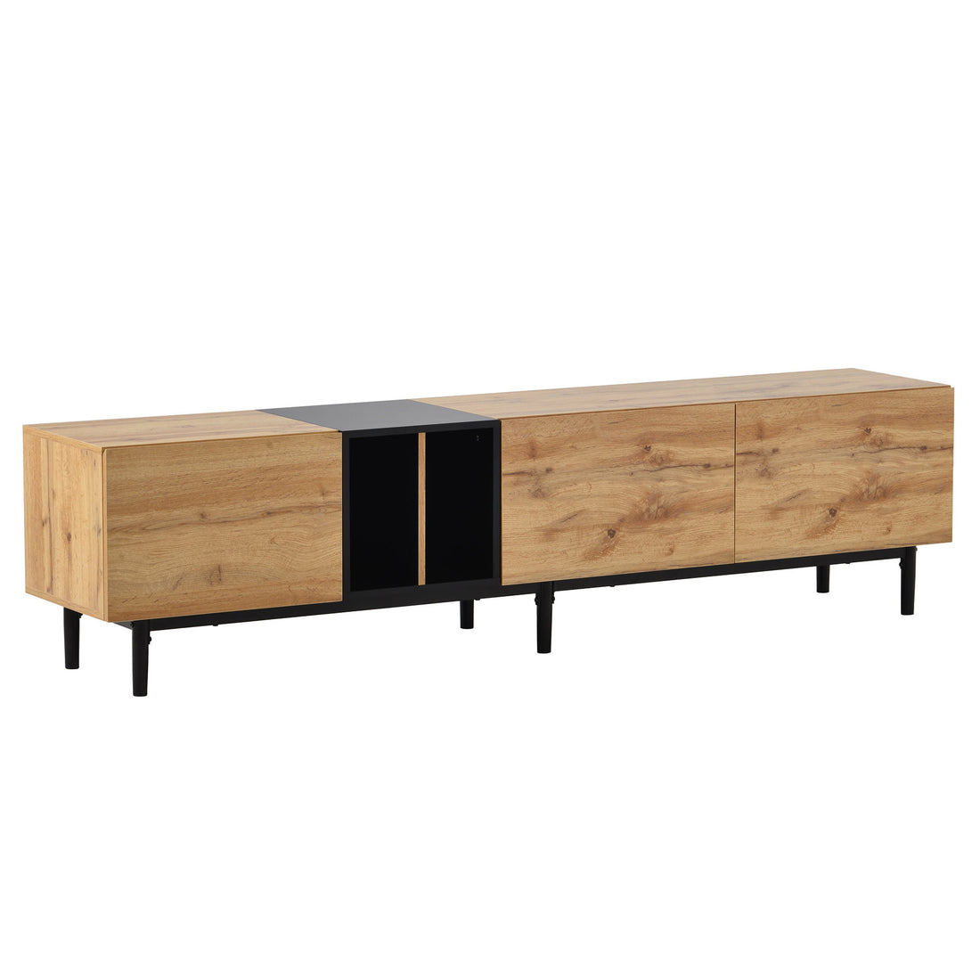 TV Stand With 3 Doors, Media Console Table