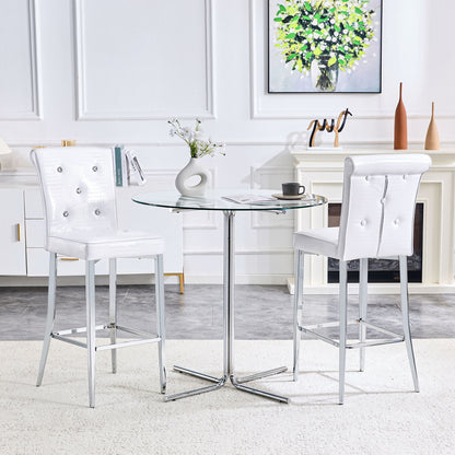 Bar Chairs &amp; Crystal Clasp Design (Set of 2)