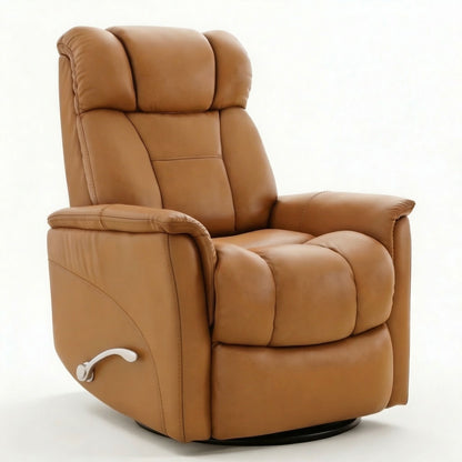 Bentley - Swivel Glider Recliner With Manual Adjustable Headrest &amp; Footrest