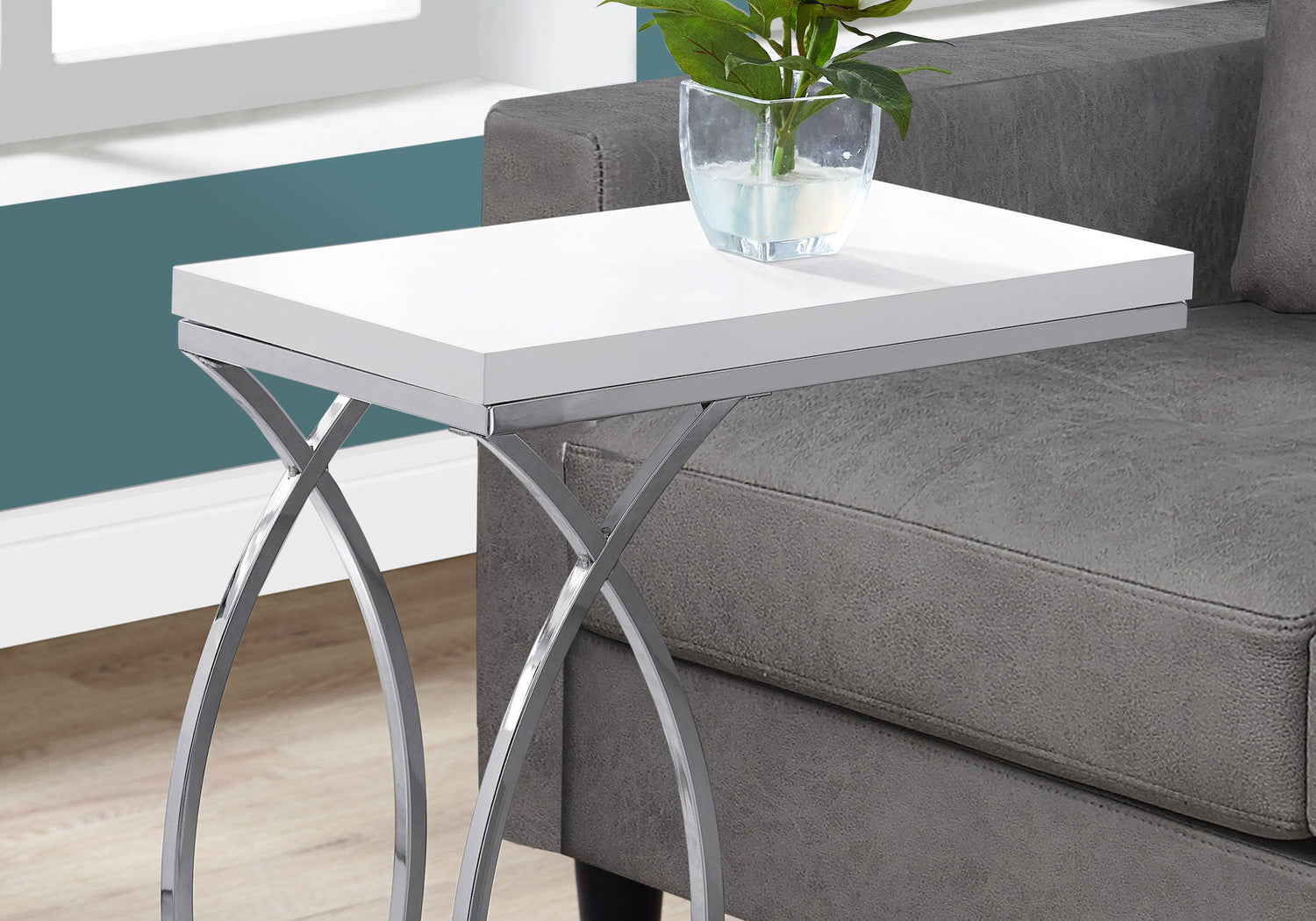 Accent Table, C - Shaped, Contemporary &amp; Modern Design
