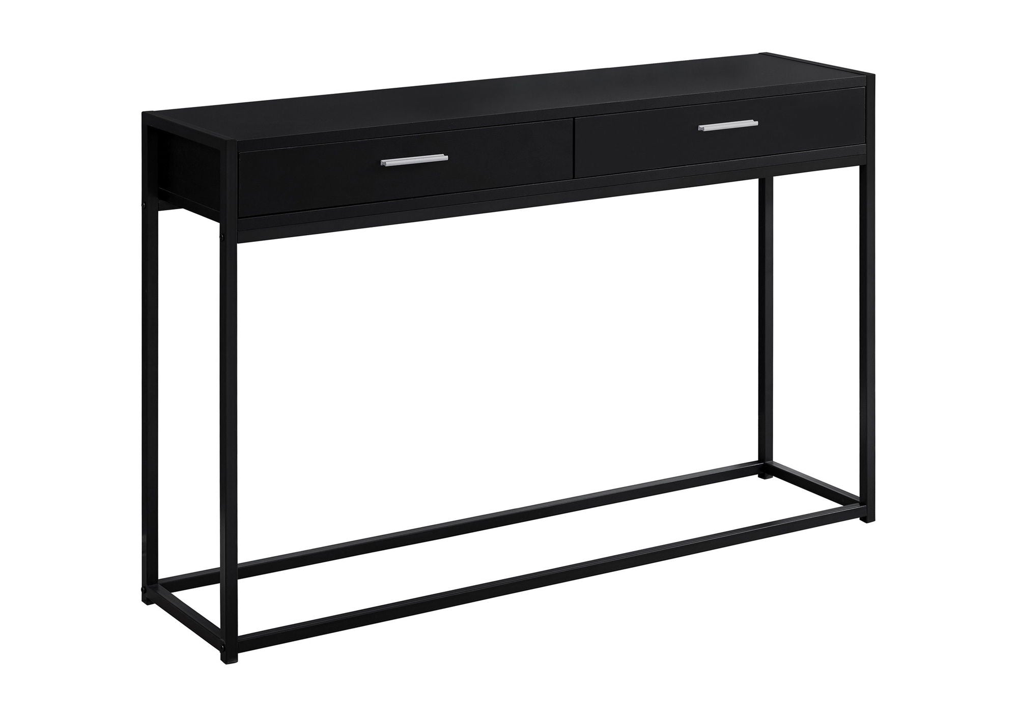 Accent Console Table For Entryway, Storage Drawers, Contemporary &amp; Modern