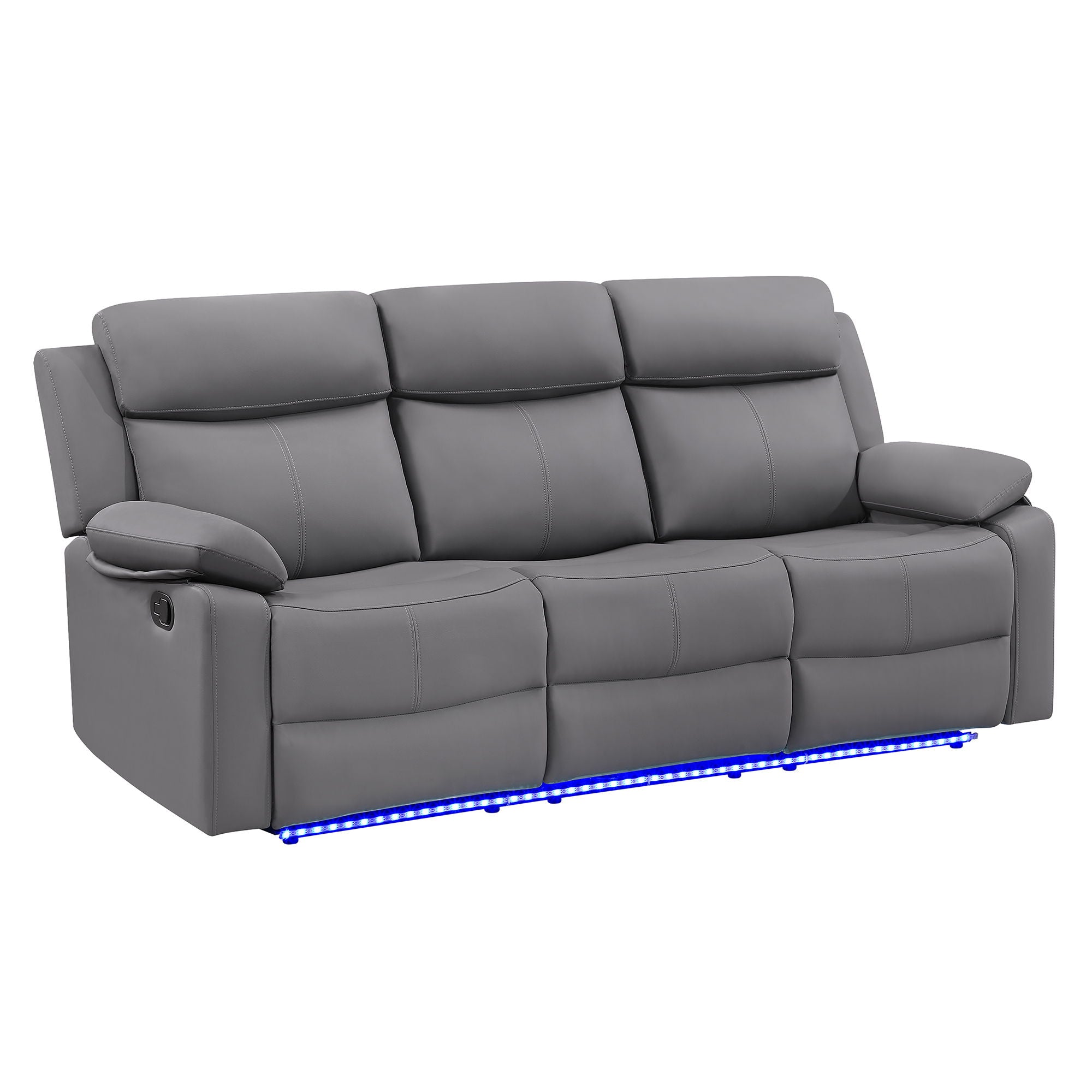 Blanche - Reclining Sofa With LED Lights