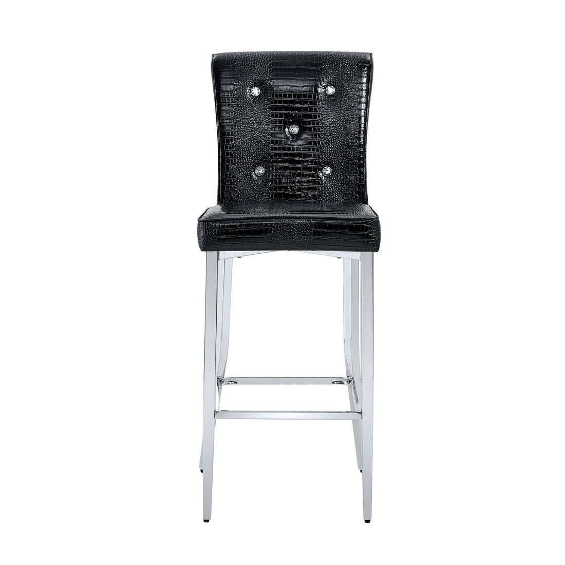 Bar Chairs &amp; Crystal Clasp Design (Set of 2)