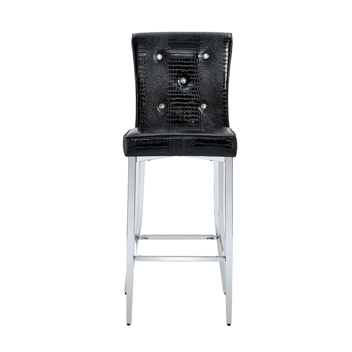 Bar Chairs &amp; Crystal Clasp Design (Set of 2)