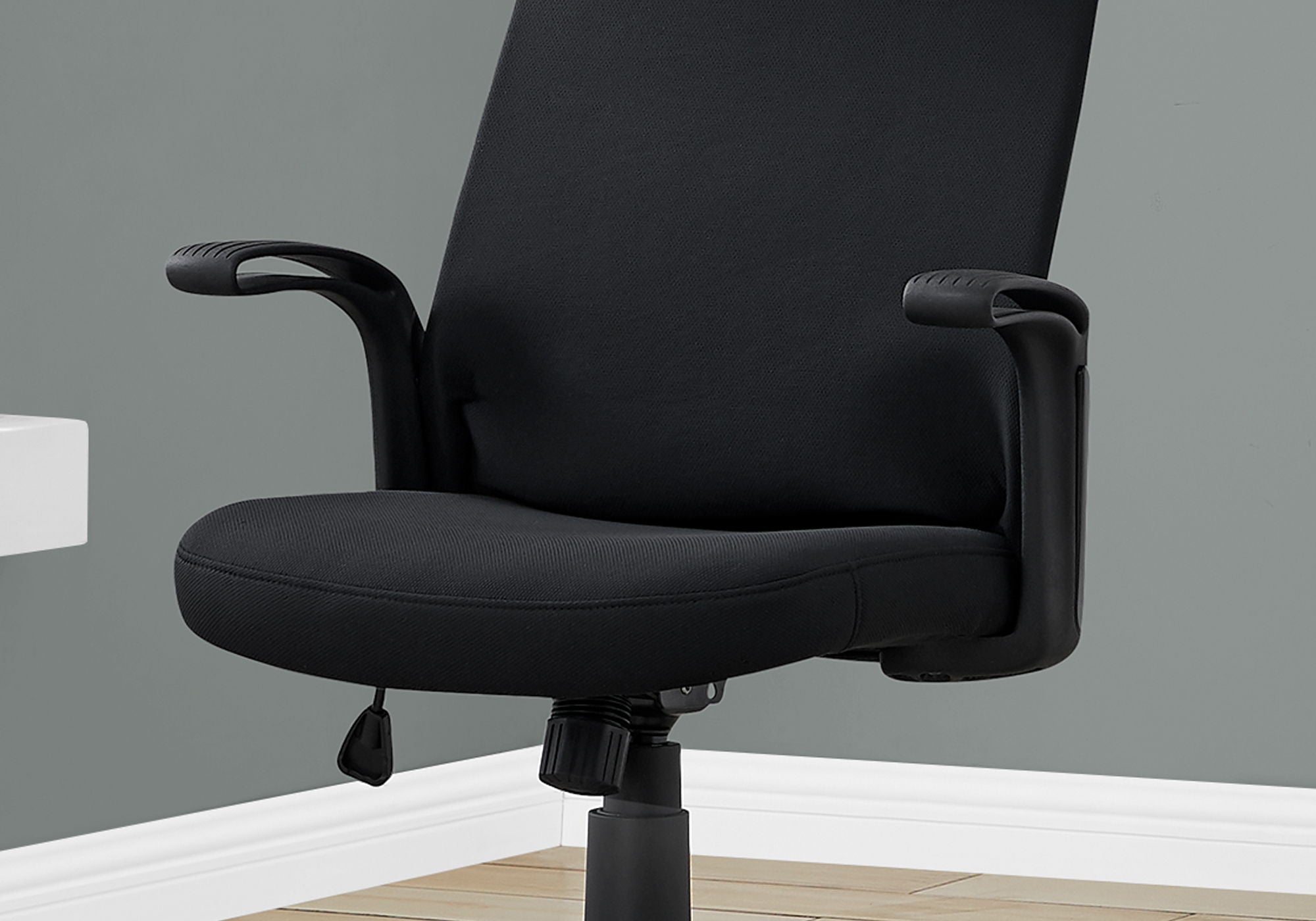 Office Chair, Adjustable Height, Swivel, Armrests, Contemporary &amp; Modern