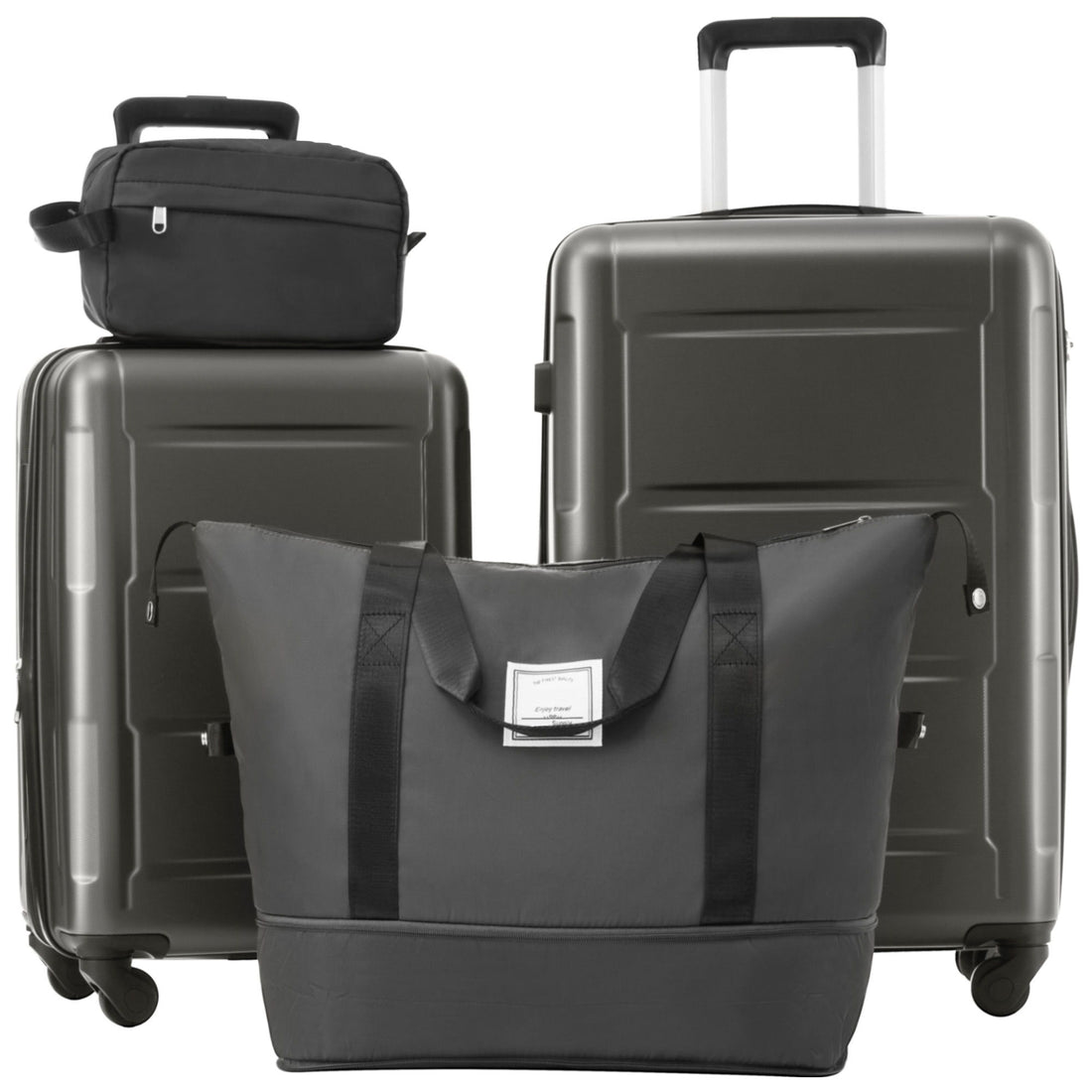 2 Piece Luggage Set With Bags Expanable Spinner Wheels ABS Lightweight Suitcase With Tsa Lock 20&quot; / 24&quot;