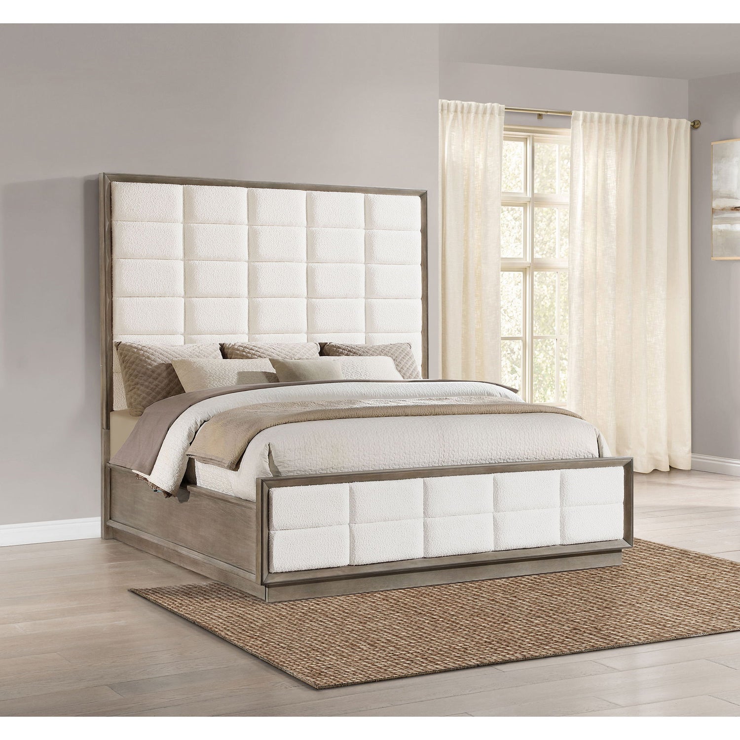 Prescott - Upholstered Panel Bed