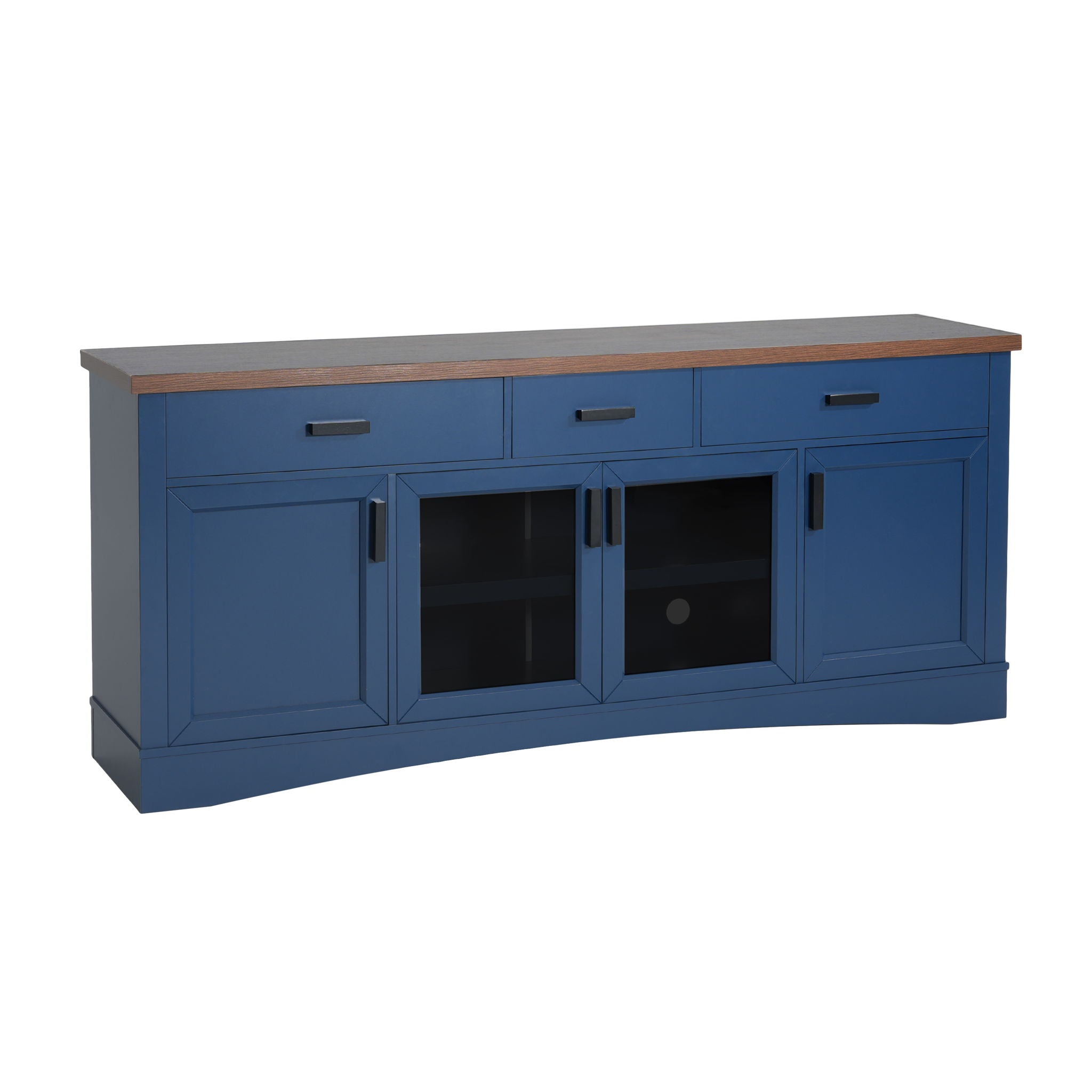 Modern TV Console &amp; Adjustable Shelves