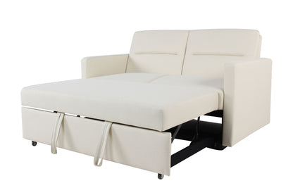 Sleeper Pull Out Loveseat Couch With Adjustable Backrest