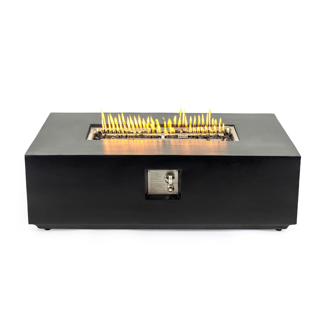 Propane / Natural Gas Fire Pit Table, 50,000 BTU - Charcoal