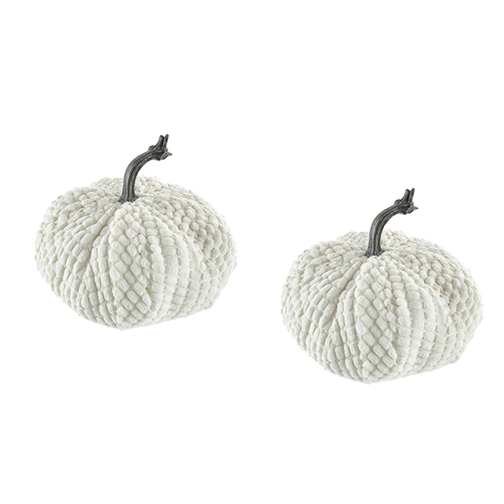 Chenille Weighted Pumpkin Ornament Decor For Holiday Harvest Festival Fall Festival &amp; Thanksgiving